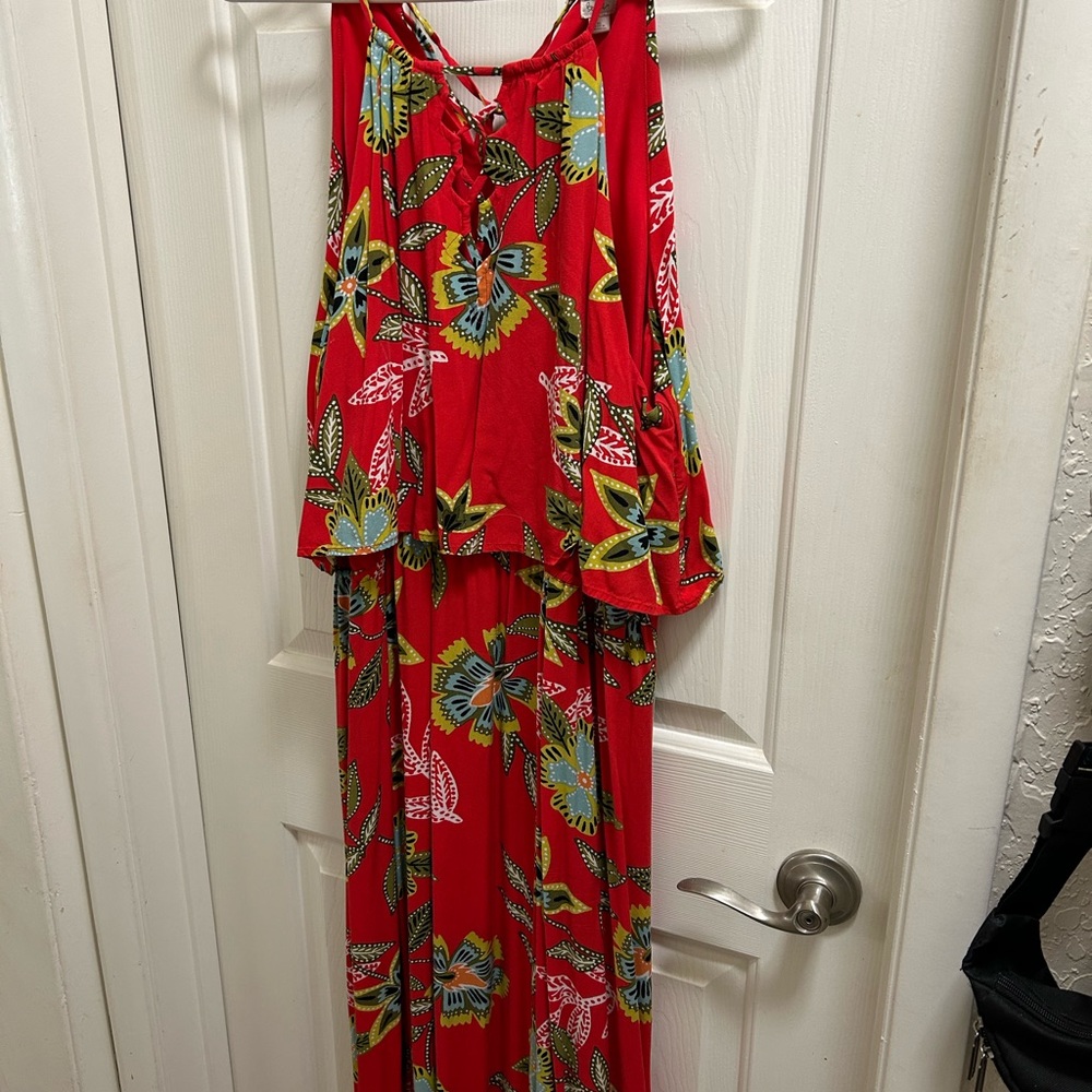 Two Loft Summer Dresses. One Maxi One Knee Length. Both XL